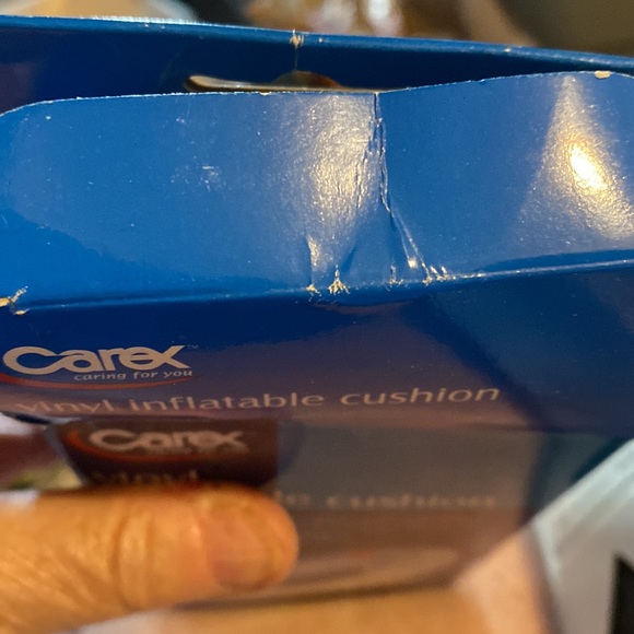 NEW Carex Health Medical Inflatable Ring Cushion Rubber For home office travel - Picture 7 of 9